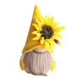 Bee Gnome Sunflower Doll Decor, Handmade Faceless Doll Ornaments,b