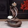 Ceramic Backflow Incense Burner Handicraft Ornaments Chinese Style