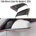 Car Rear View Mirror Decoration Cover Cap for Tesla Model-x- 2019