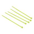 100x 2.5mmx100mm Nylon Cable Wire Zip Ties Cord Color:green