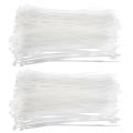 Cable Ties Wraps / Zip Ties, White 200pcs 150mmx3mm