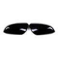 Car Glossy Black Rearview Mirror Cover Trim Frame Side Mirror Caps