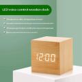 Led Alarm Clocks Usb/aaa Powered Clocks Table Clock Brown