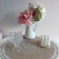 6 Pack Woven Placemats Washable Round 38 Cm Boho Cotton Placemats