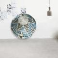 Woven Wall Basket Decor Boho Seagrass for Home Kitchen Living Room B