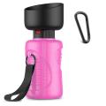 Pet Water Bottle for Dogs, Dog Water Bottle Pink 18oz