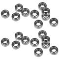 20pcs Miniature Sealed Metal Ball Bearing Model: Mr63-zz 3x6x2.5mm