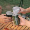 Beer Cup Cold Drink 350ml Coffee Tumbler Tea Milk Mugs,white