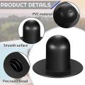 8 Pcs Ground Swimming Pool Pump Hole Stopper Pool Accessories,black