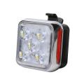 Mountain Bike Tail Light Usb Rechargeable Bicycle Light,white