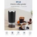 Usb Rechargeable Coffee Grinder Electric Adjustable Grinder Black