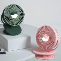 Rechargeable Battery Powered Fan for Home Office Bedroom Travel,green