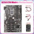 B250 Eth Mining Motherboard+128g Msata Ssd+sata Cable+switch Cable