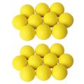 10pcs Yellow Soft Elastic Indoor Practice Pu Golf Ball