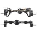 Cnc Anodized Full Metal Front and Rear Portal Axle for Mn D90,black