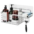 Shower Caddy Basket for Wall No Drilling Stainless Steel Shelf