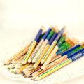 50pcs Rainbow Color 4 In 1 Pencils for Drawing Painting Stationery