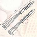 4pieces Stainless Steel Egg Whisk for Cooking,blending(10inch&12inch)