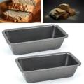 2pcs Bread Pans for Baking Nonstick Carbon Steel Loaf Pan Toast Mold