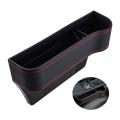Pu Leather Car Seat Organizer,front Seat Space Filler(passenger Side)