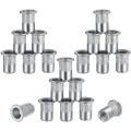 50 Pieces M5 Flat Head Rivet Nuts Made Of Stainless Steel Rivet Nut
