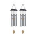 2 Pcs Solar Wind Chimes with Variable Colors, Led Wind Chimes