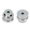 2pcs Set Gt2 Synchronous Wheel 20&30 Teeth 5mm Bore Timing Pulley