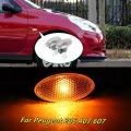 For Peugeot 206 407 607 Signal Side Marker Light Repeater Lamp