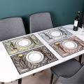 Rectangular Placemats for Dining Table Hotel Bronzing Coffee Placemat