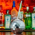 Disco Flash Ball Cocktail Cup with Straw,nightclub Bar Flashlight