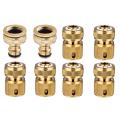 4 Pieces Garden Hose Tap Connector Hose Pipe Quick Connector