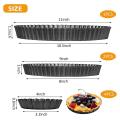 7pcs Tart Pans,11 Inch 9 Inch 4 Inch Pie Pan with Bottom for Baking