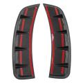 Front Bumper Air Outlet Stickers Trim Cover for Mercedes Benz Black