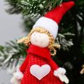 Christmas Tree Decorations Cute Heart Angel Doll Hanging Pendant