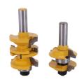 2 Pcs 1/2 Inch Shank Entry Interior Door Matched Rs Router Bit Set