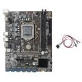 B250c Motherboard+switch Cable with Light Support Ddr4 Ram for Mining