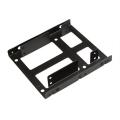 2 Bay 2.5 to 3.5 Inch Hdd Ssd Metal Mounting Kit Adapter Bracket