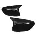 Car Glossy Black Rearview Mirror Cover for Infiniti Q50 Q60 2014-2021