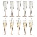 10pcs Plastic Disposable Wine Goblet Champagne Cup for Party Gift Box
