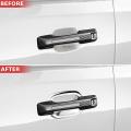 8pcs for Ford Bronco 2021 Car Door Handle Bowl Cover , Chrome Abs