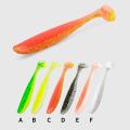 20 Sets Of T-tail Sub Soft Bait for Fishing Of Soft Insects 5.5cm B