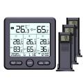 Ts-6210-w Multifunction Temperature Hygrometer Black