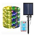 Solar Lights with Remote Control,string Light for Patio Yard(100 Led)