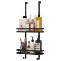 Bathroom Shelf Free Punching Wall Hanging Layered Hanging Rack