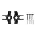 2pcs Metal Front Steering Cup Steering Block for Losi Lmt 4wd,black