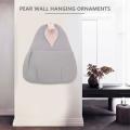 Pear Wall Hanging Ornaments Kids Room Nordic Style Decorations-grey