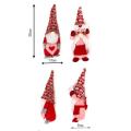 Valentines Day Gnome Plush Swedish Dwarf Figurines Table Decor Gifts