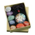 Seven Chakra Set Natural Aura Mixed Crystal Home Decoration