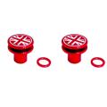 For Brompton Clamp Nut Seat Post Fixing Screw Decorative,red