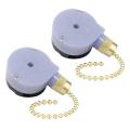 2pcs Fan Light Switch Ze-228s 3 Speed 3 Wire Ceiling Fan Switch Brass